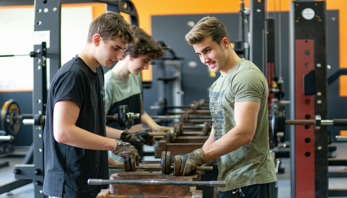 découvrez comment des apprentis selliers redonnent vie aux équipements de musculation de la salle delfino, alliant artisanat et passion pour une seconde chance aux matériels de fitness. une transformation qui allie tradition et modernité pour le bien-être des sportifs.