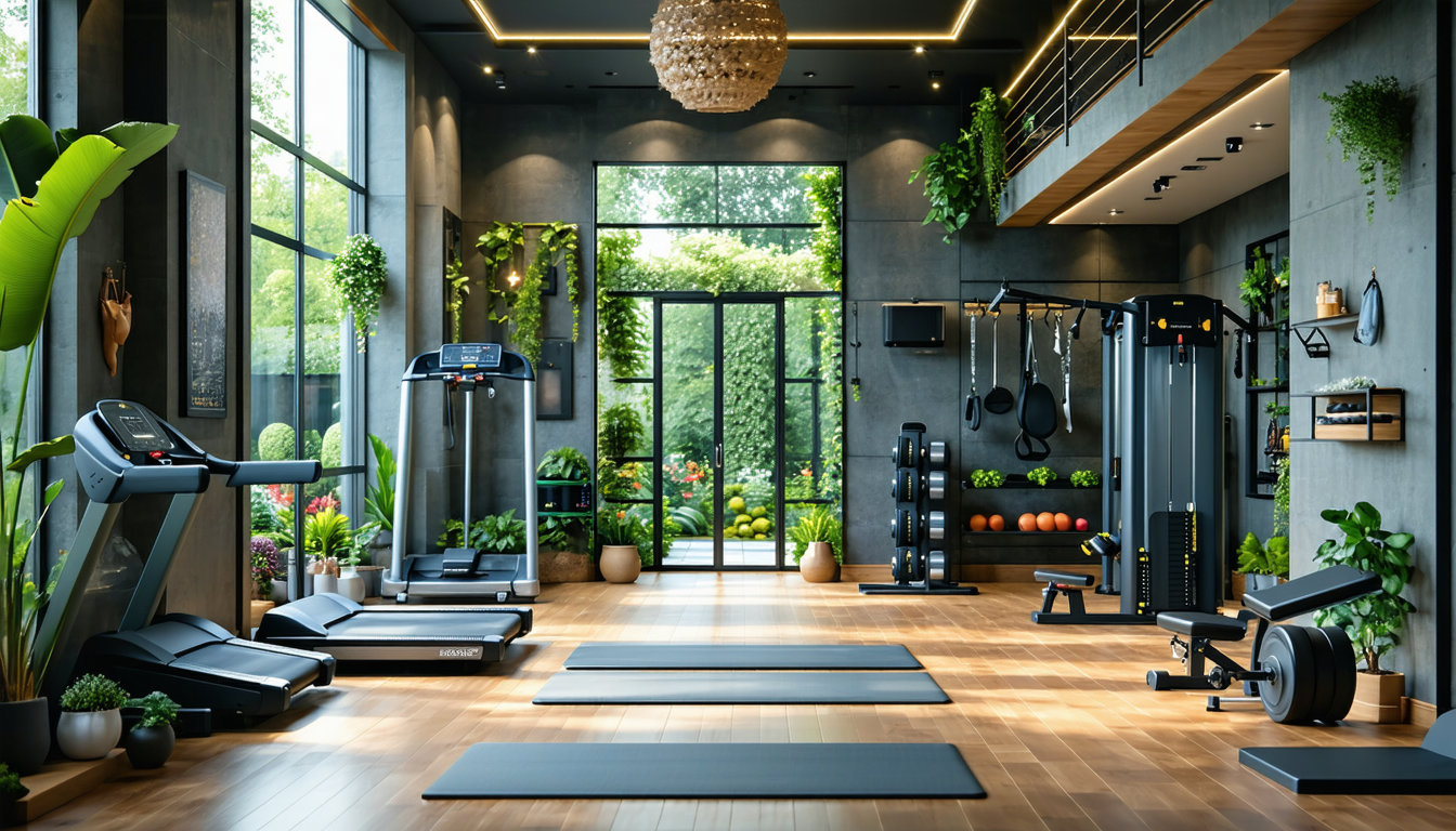 découvrez l'incroyable salle de gym d'isabelle mergault, un espace alliant design et fonctionnalité, où un banc de musculation digne d'un chef-d'œuvre prend place au sein de sa somptueuse maison à pantin. plongez dans l'univers inspirant de cette artiste passionnée par le fitness.