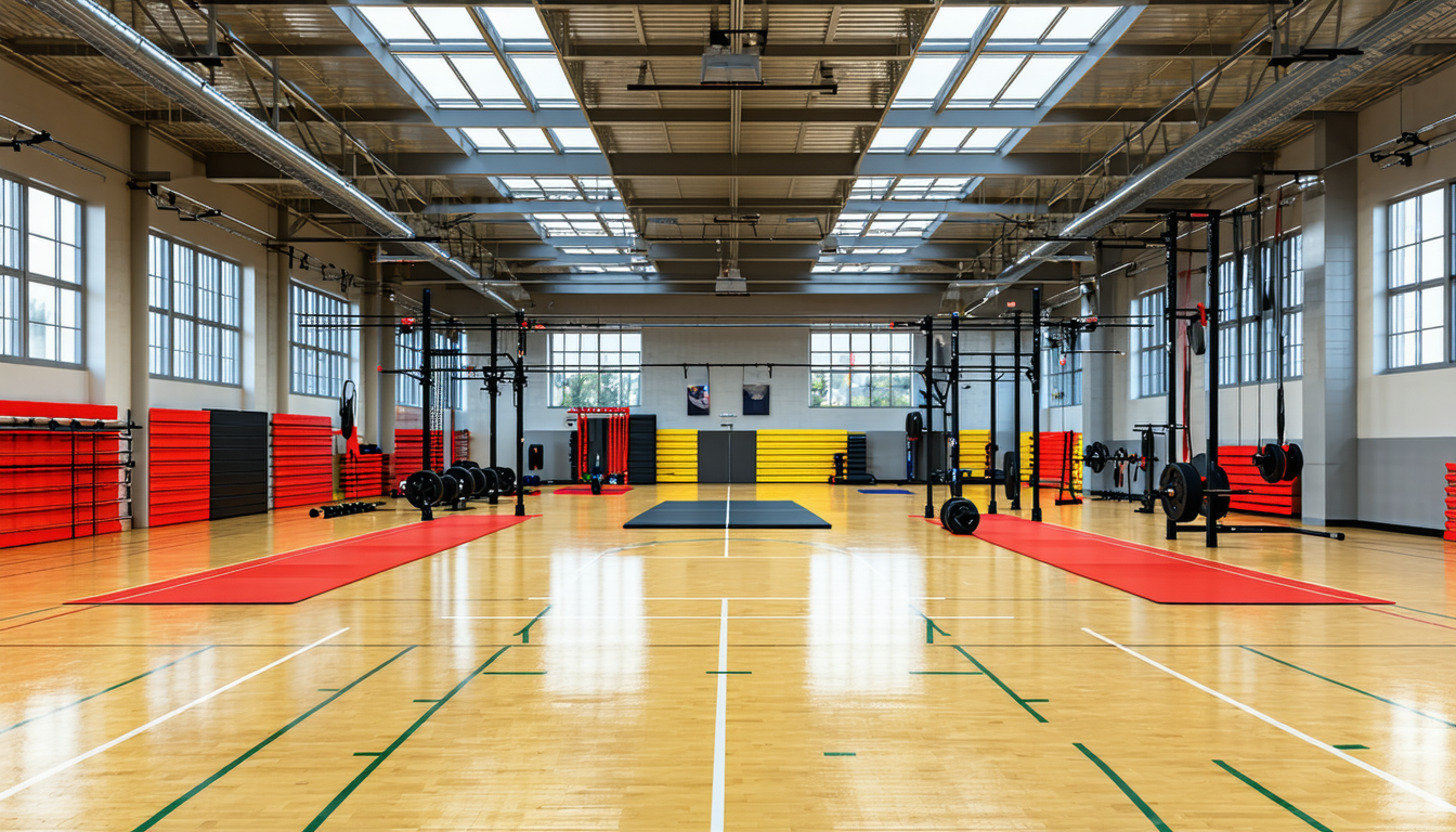 découvrez comment un lycée à valence améliore ses infrastructures sportives avec l'ajout d'une salle de musculation crossfit, offrant aux élèves un environnement moderne et dynamique pour développer leur force et leur condition physique.